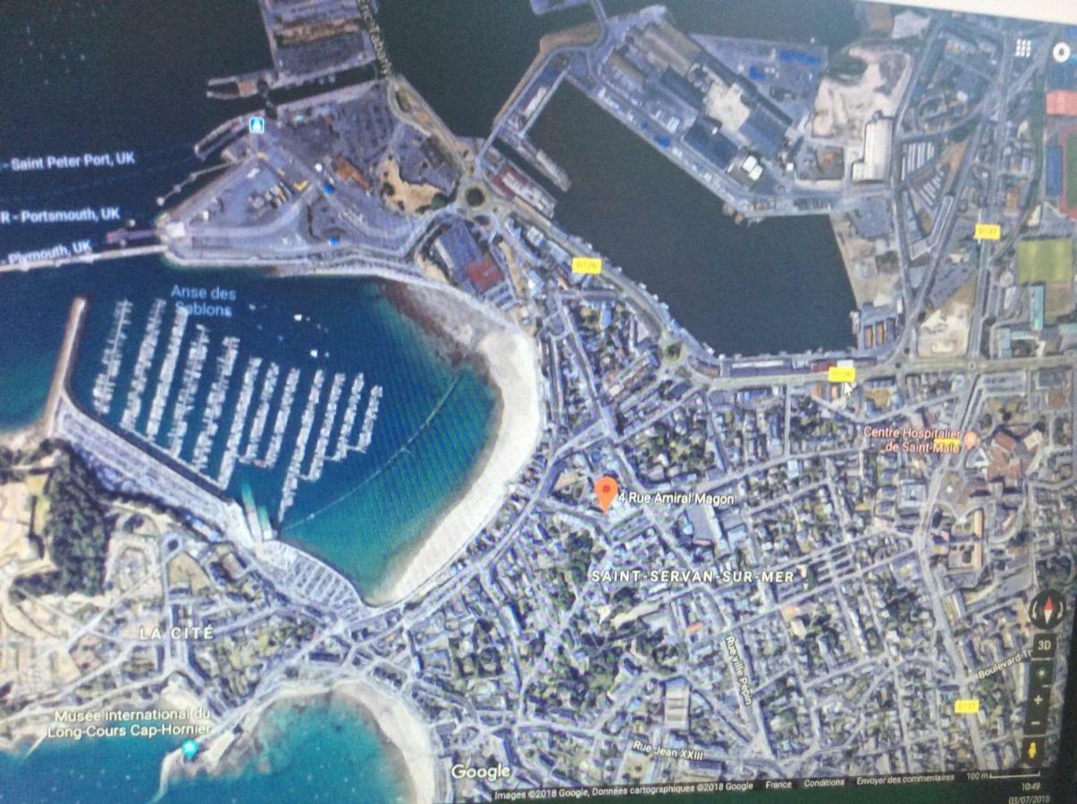 Le Sablon 50M Plage 2 Pers Possible 4 سان مالو المظهر الخارجي الصورة