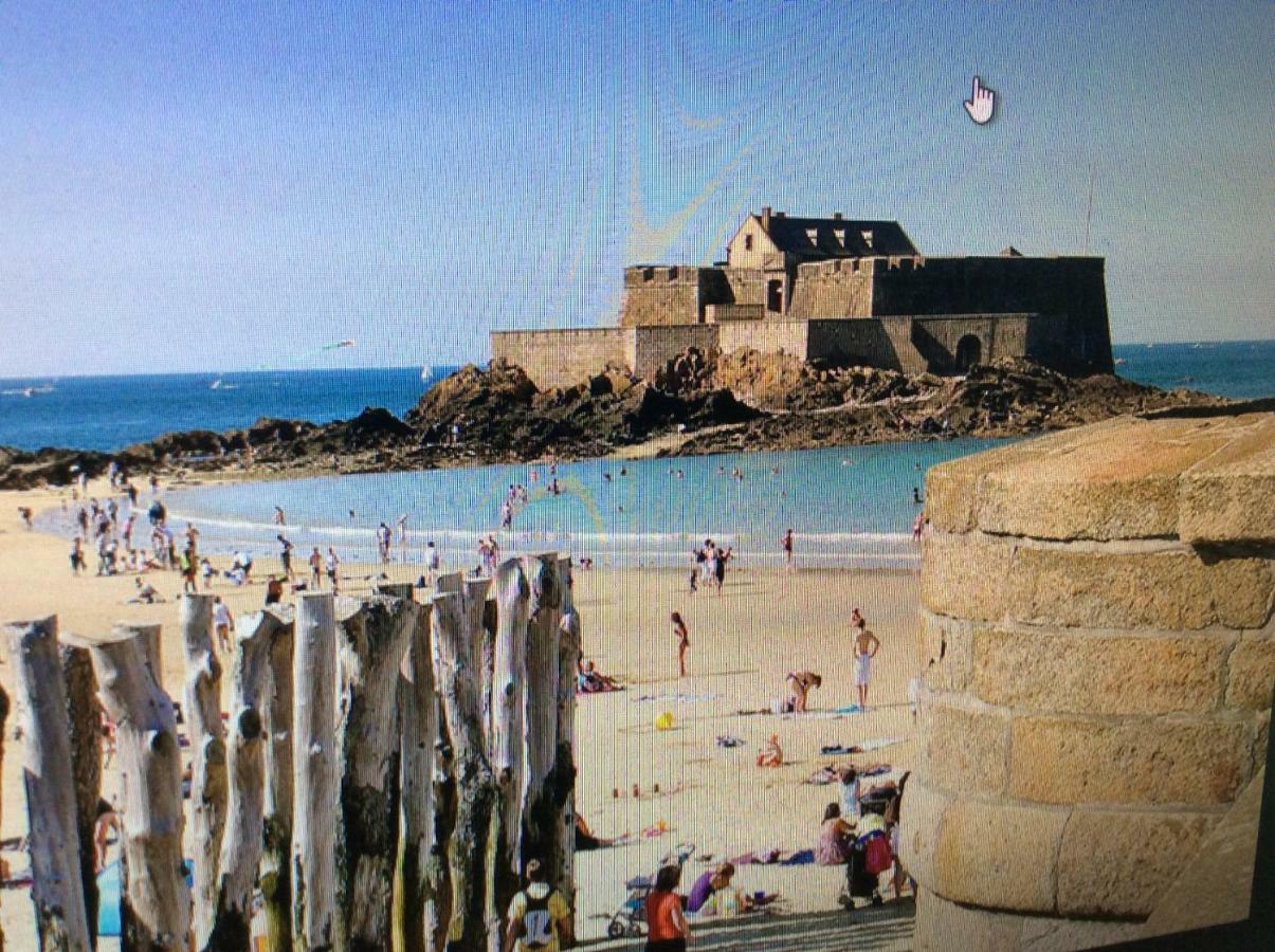 Le Sablon 50M Plage 2 Pers Possible 4 سان مالو المظهر الخارجي الصورة